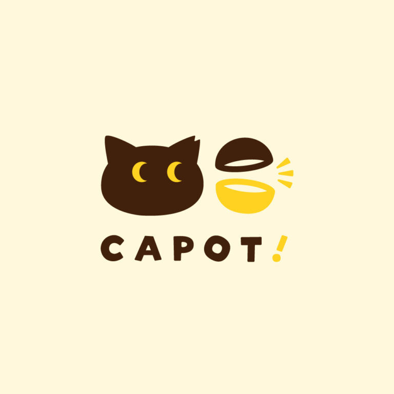保護猫カフェCAPOT【logo】